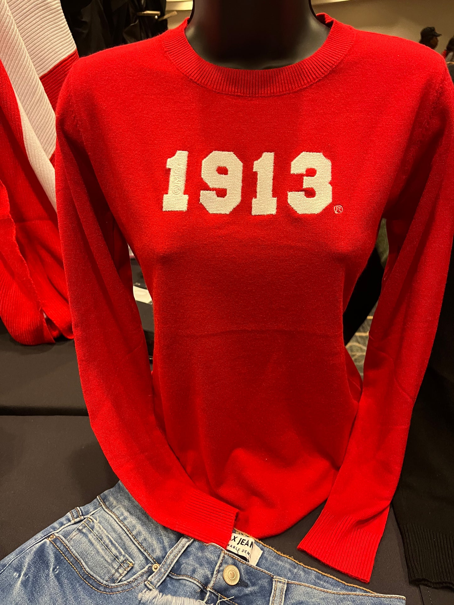 1913 Red Sweater