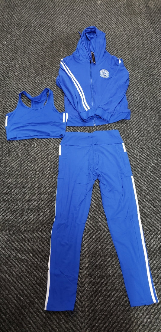 Crop Top 3 Piece Jogger