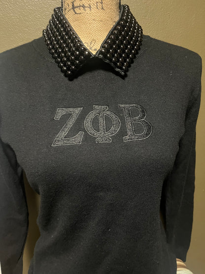 Black on Black ZPB Monochromatic Sweater