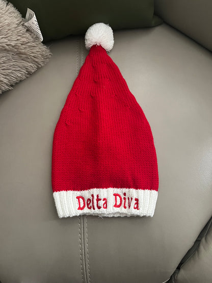 Delta Diva Santa’s Helper hats