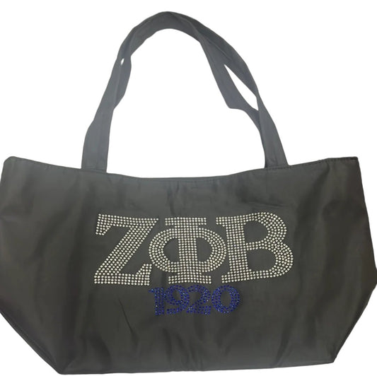 All That Bling Black Tote Bag