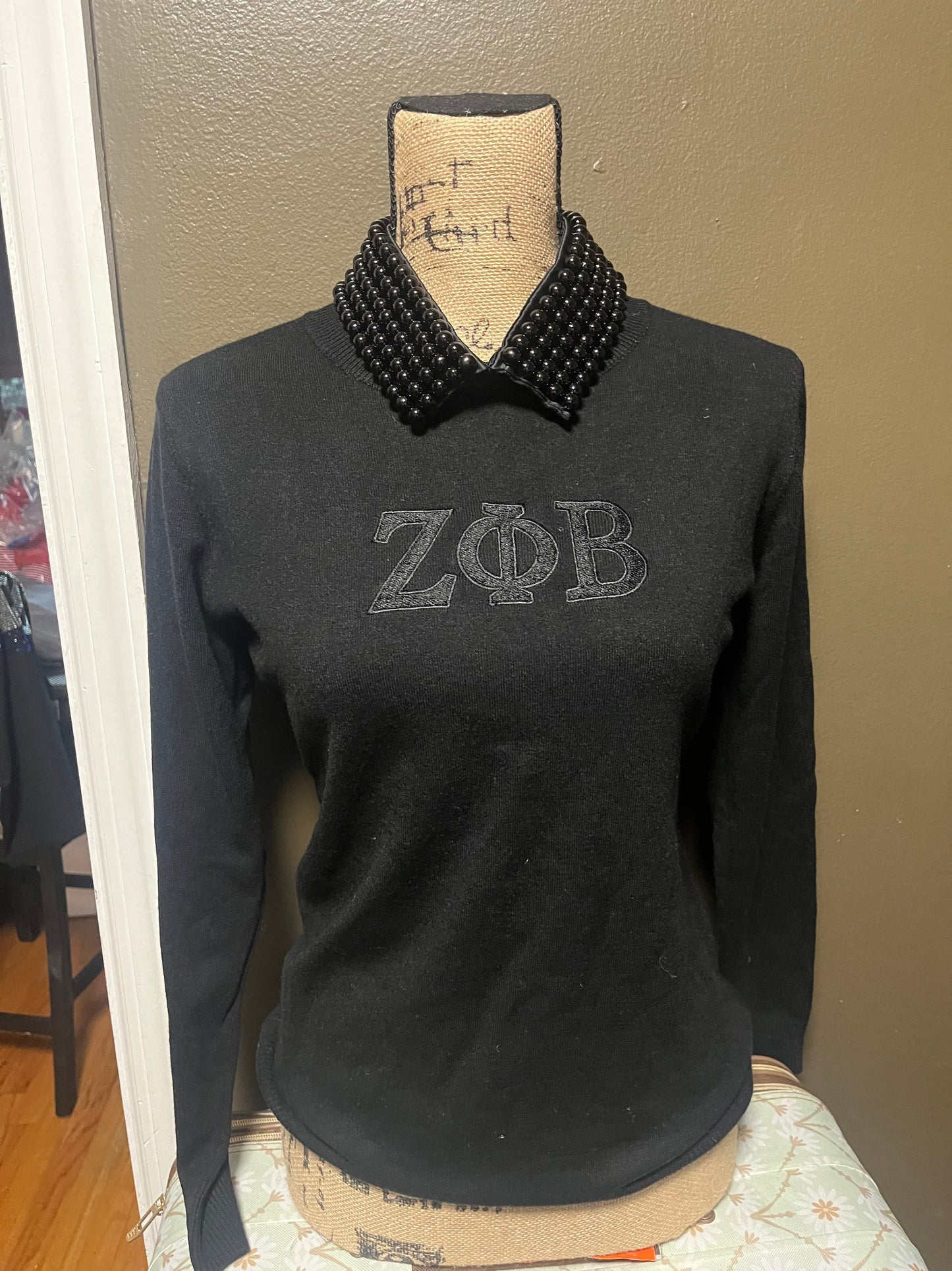 Black on Black ZPB Monochromatic Sweater