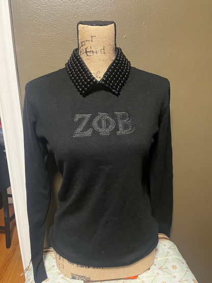 Black on Black ZPB Monochromatic Sweater