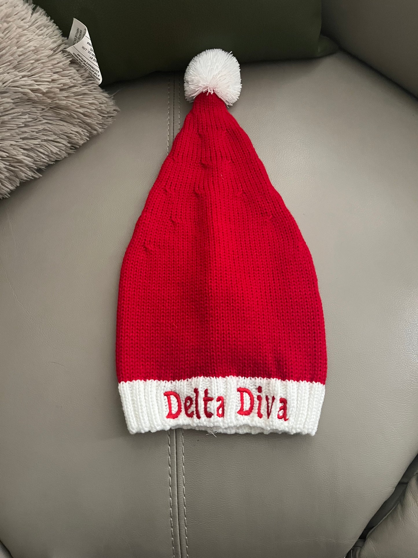 Delta Diva Santa’s Helper hats